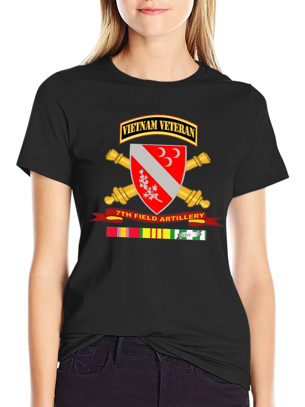 Vietnam Veteran 7th Field Artillery T-Shirt