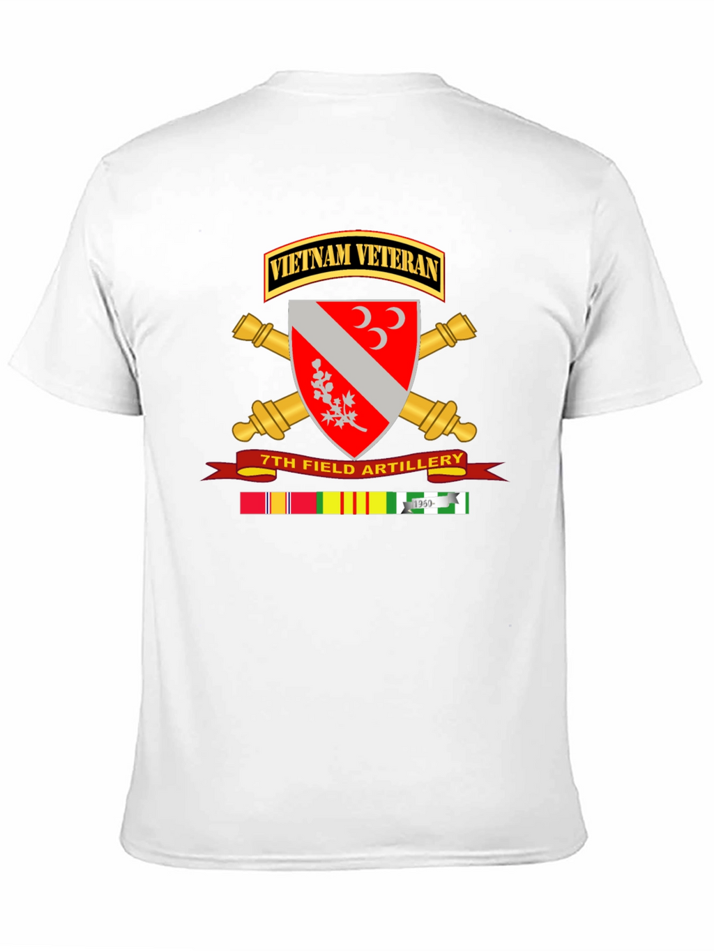 Vietnam Veteran 7th Field Artillery T-Shirt