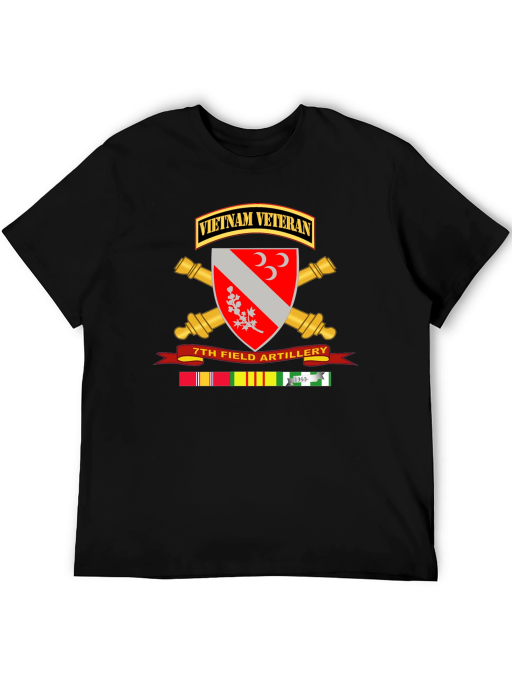 Vietnam Veteran 7th Field Artillery T-Shirt