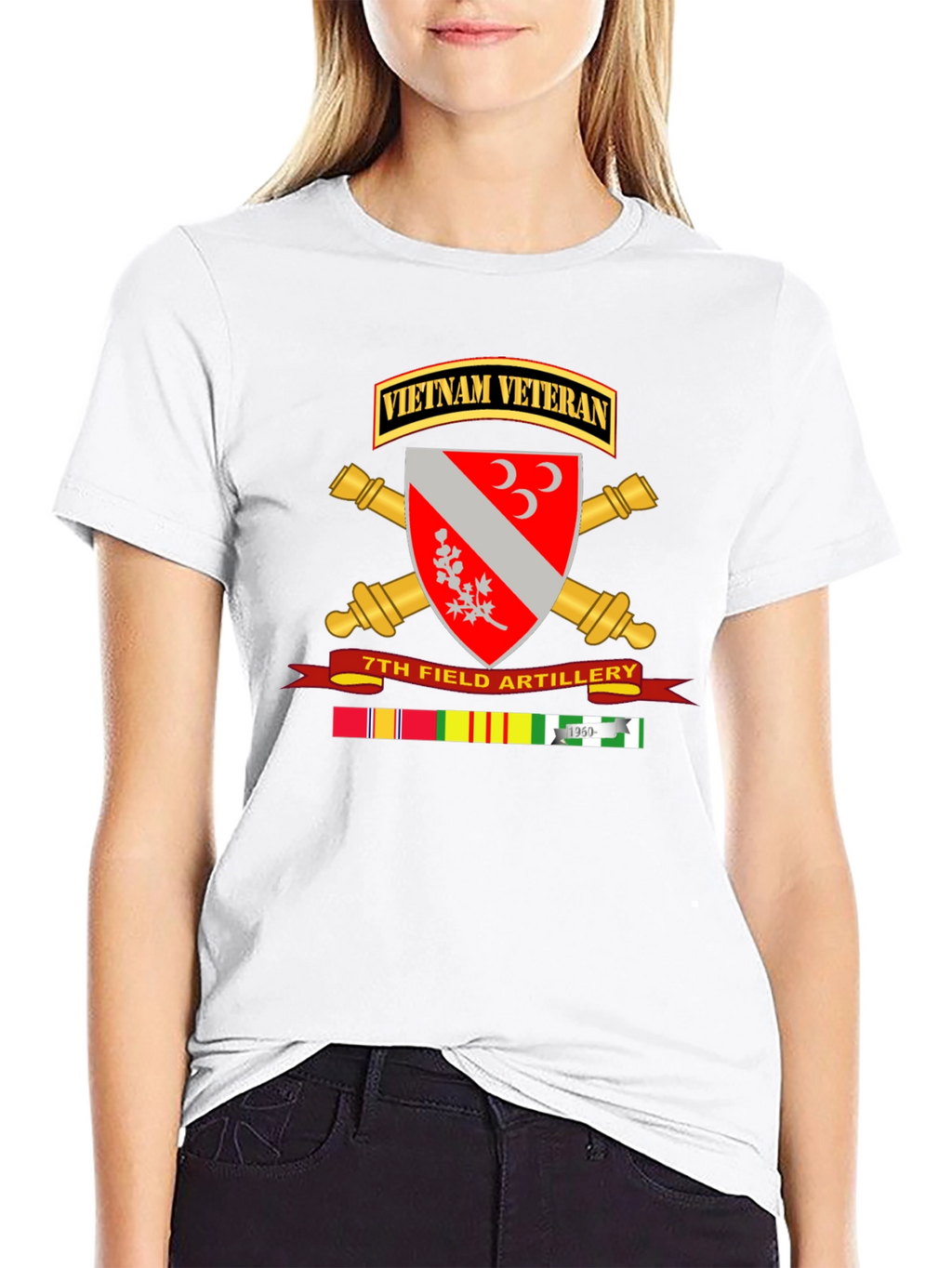 Vietnam Veteran 7th Field Artillery T-Shirt