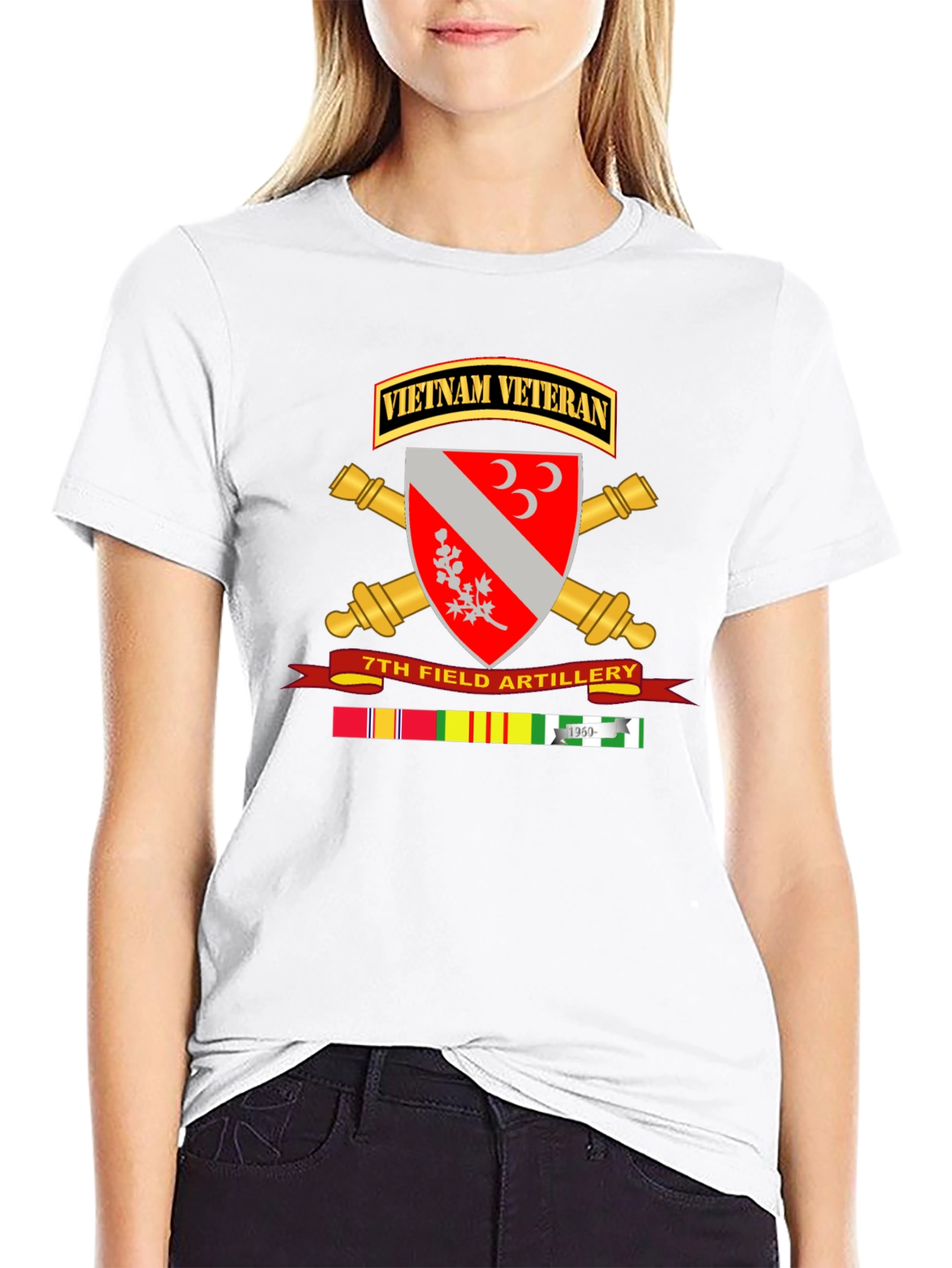 Vietnam Veteran 7th Field Artillery T-Shirt