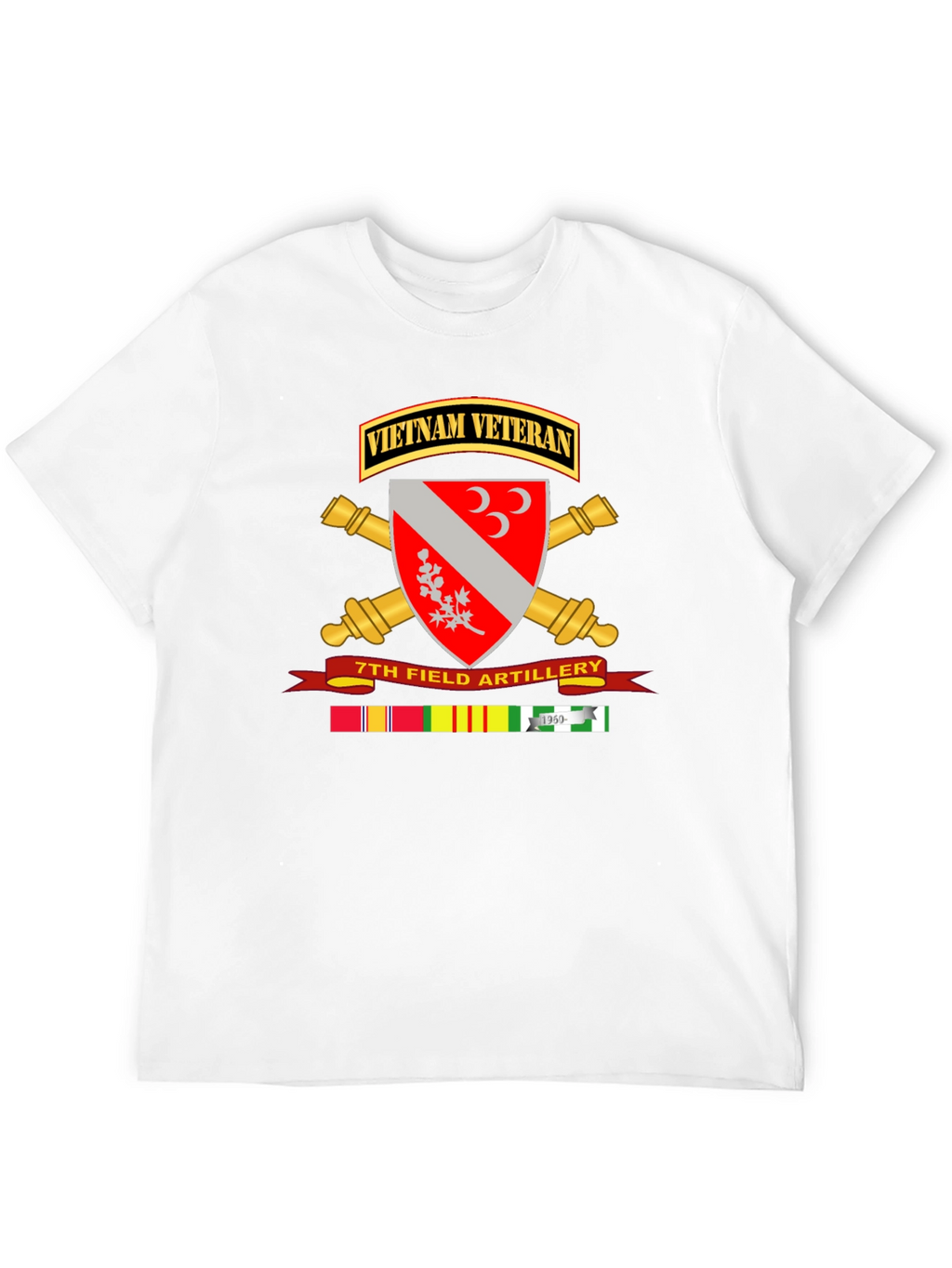 Vietnam Veteran 7th Field Artillery T-Shirt