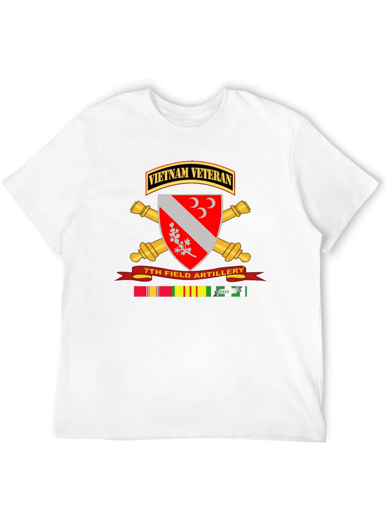 Vietnam Veteran 7th Field Artillery T-Shirt