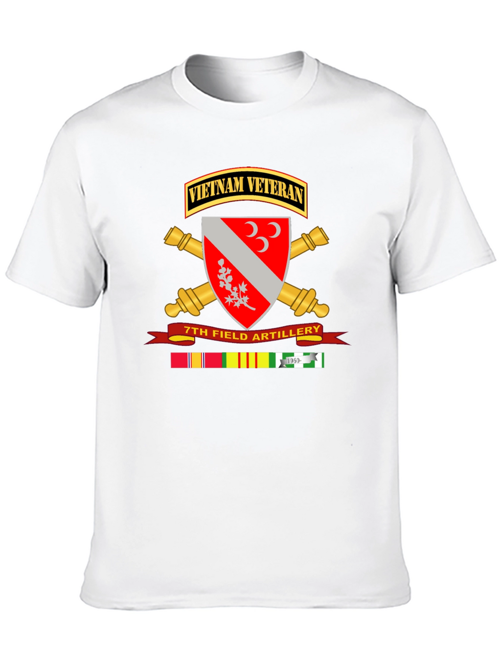Vietnam Veteran 7th Field Artillery T-Shirt