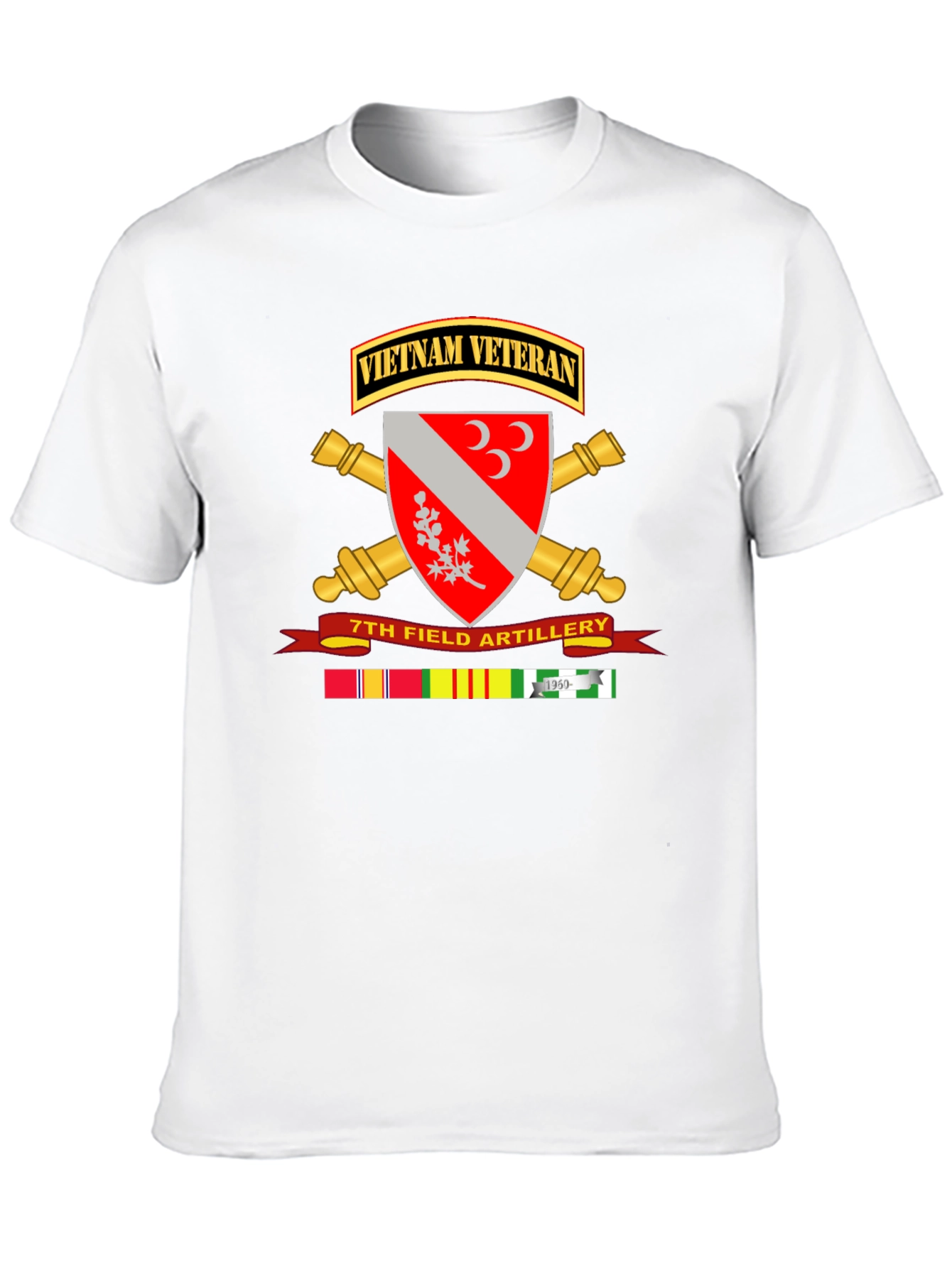 Vietnam Veteran 7th Field Artillery T-Shirt