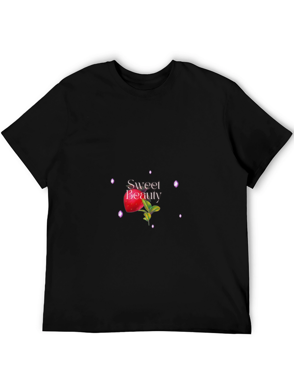 Sweet Beauty Black Tee