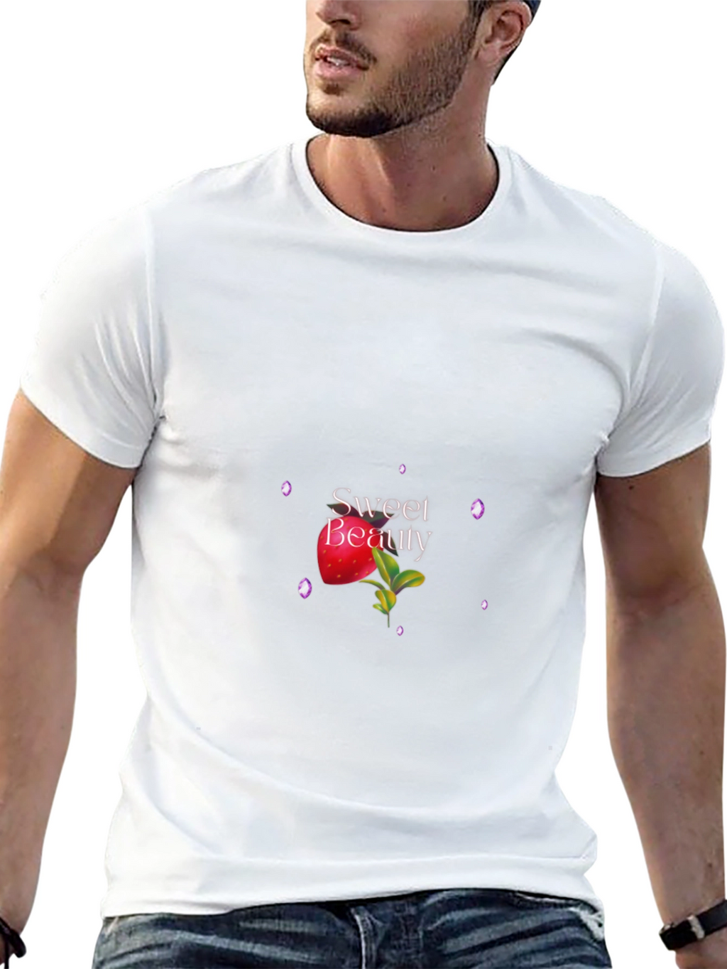Sweet Beauty Black Tee