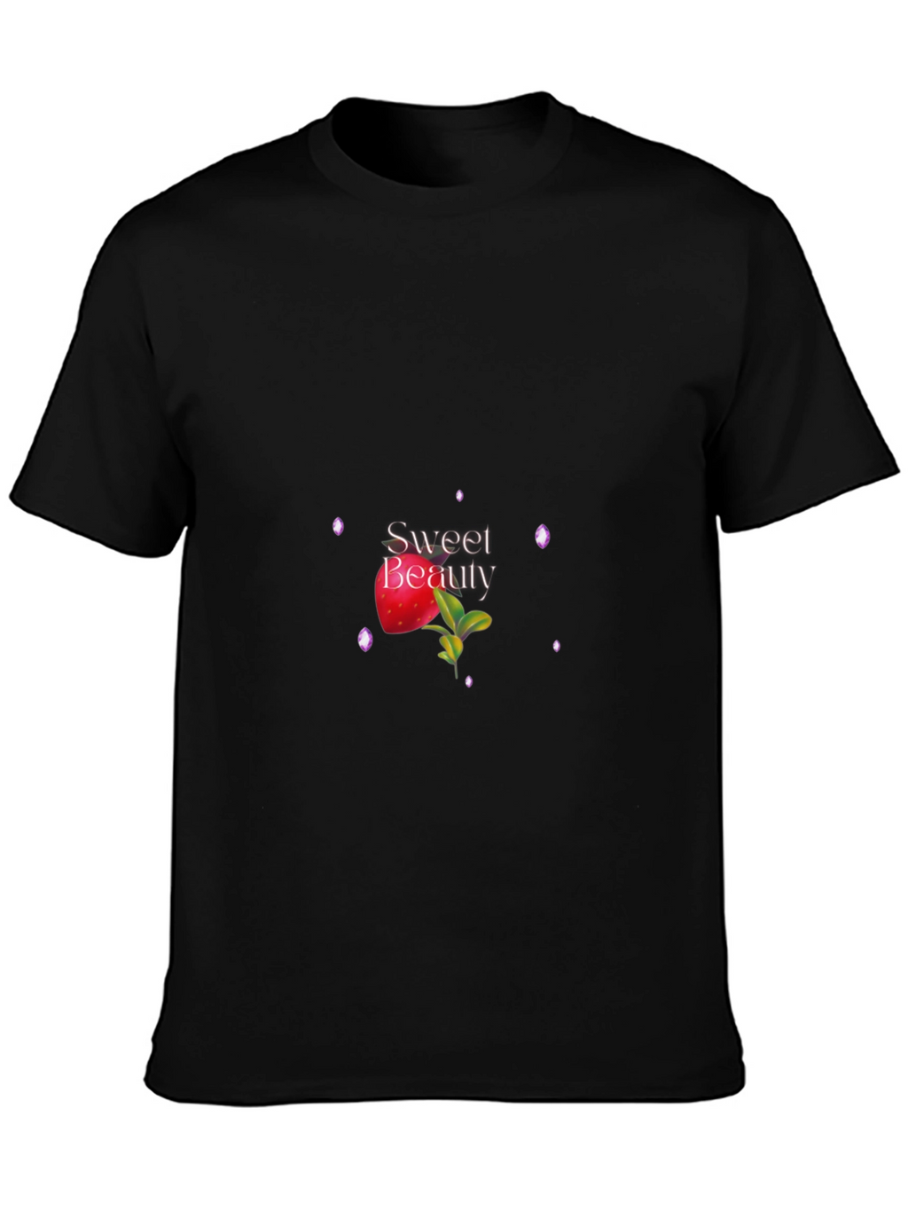 Sweet Beauty Black Tee