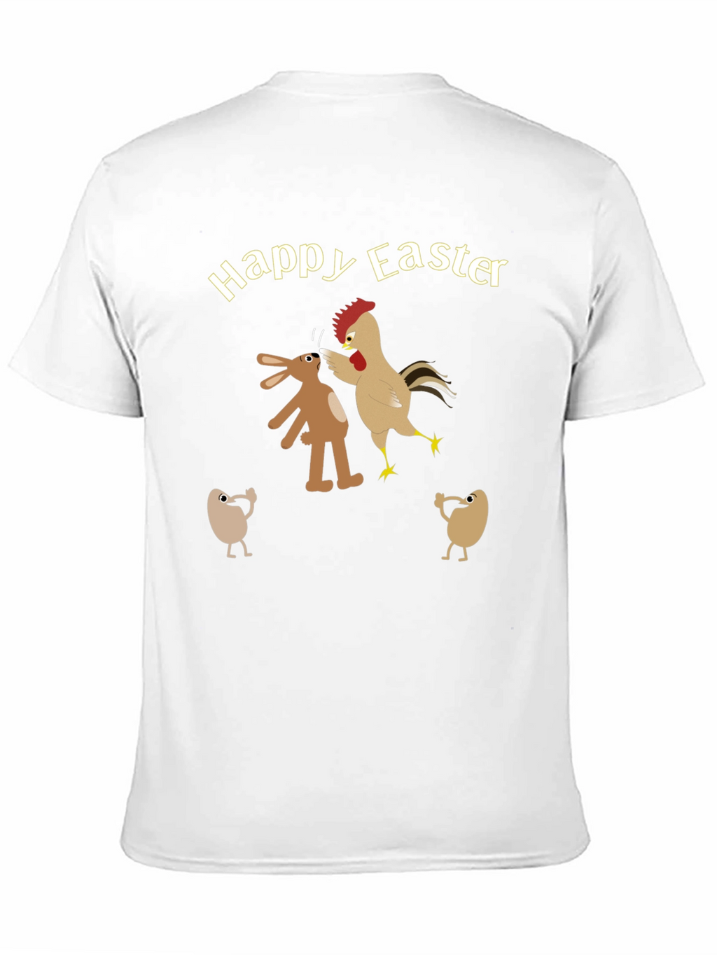Happy Easter T-Shirt - Bunny vs Chicken