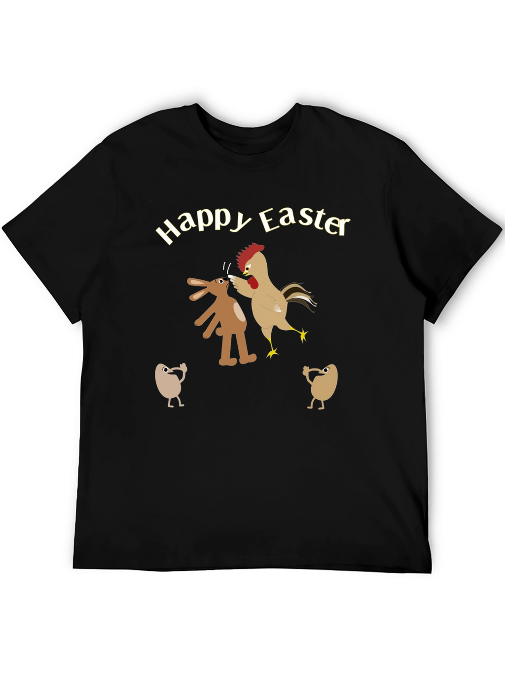 Happy Easter T-Shirt - Bunny vs Chicken
