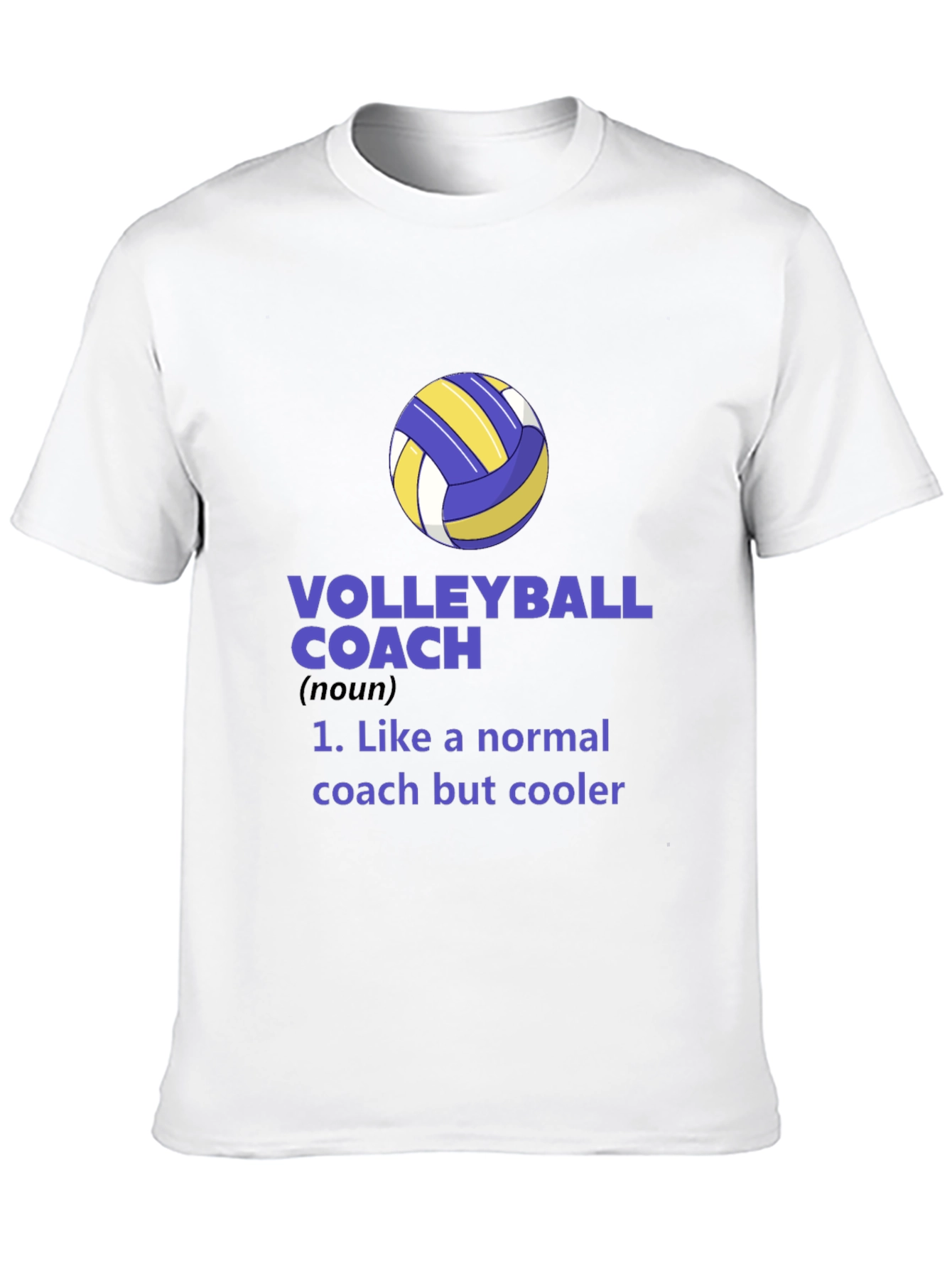 Volleyball Coach Graphic Tee - Cool Coach Definition