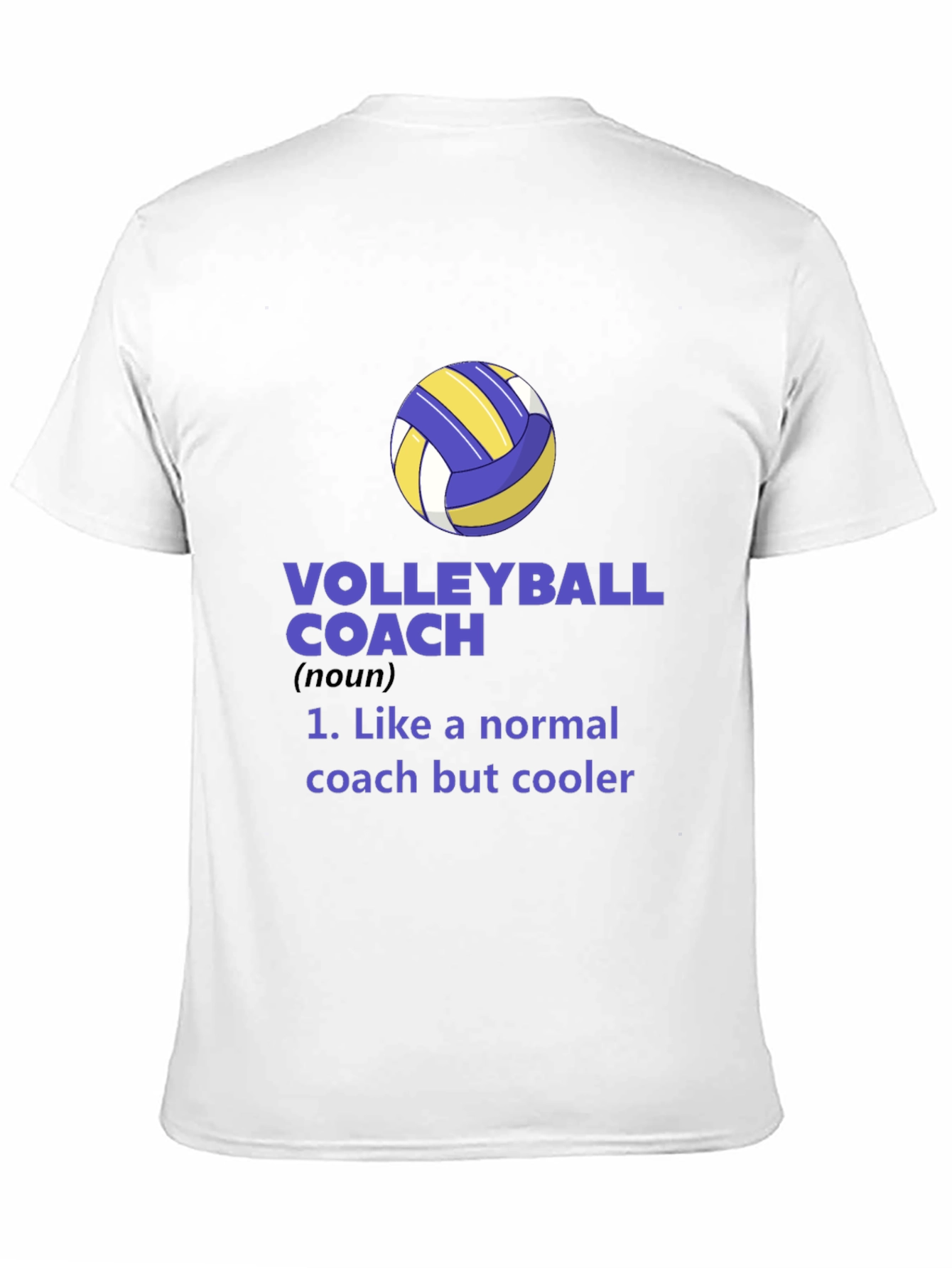 Volleyball Coach Graphic Tee - Cool Coach Definition