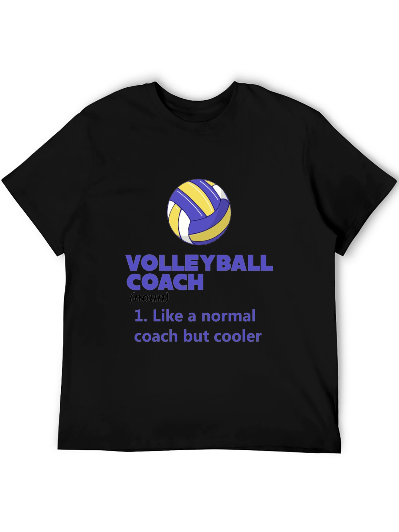 Volleyball Coach Graphic Tee - Cool Coach Definition