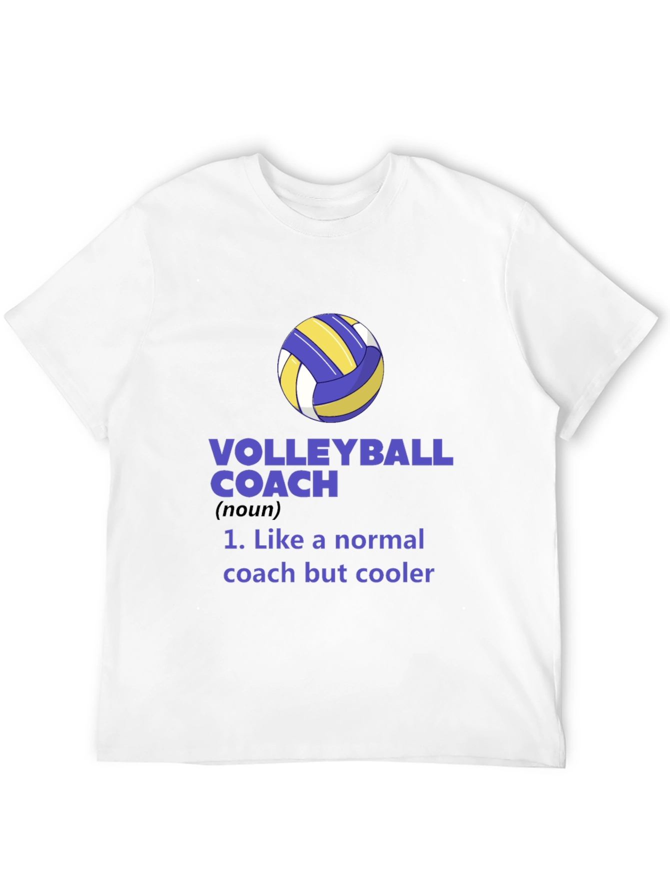 Volleyball Coach Graphic Tee - Cool Coach Definition