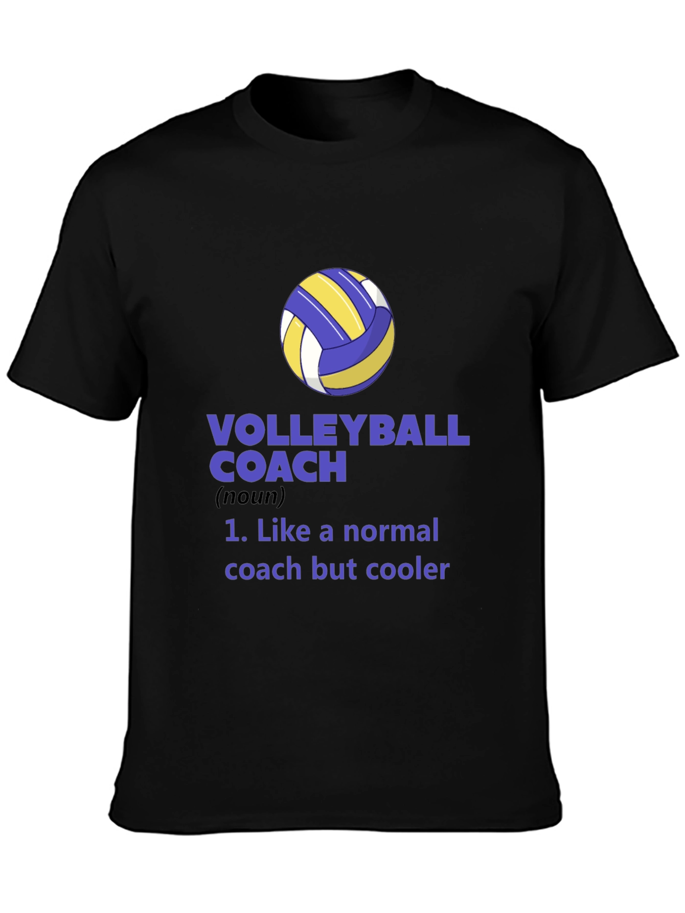 Volleyball Coach Graphic Tee - Cool Coach Definition