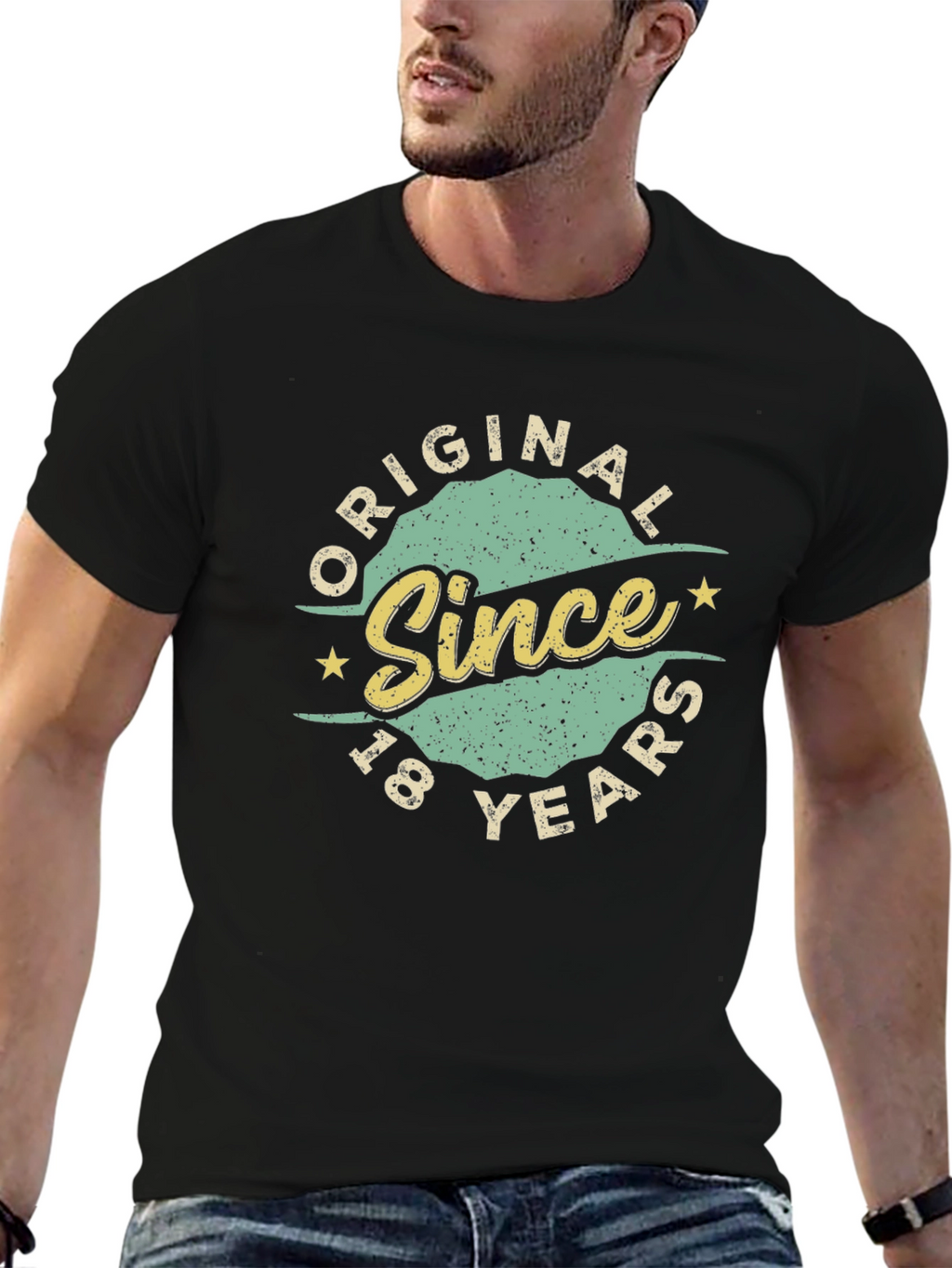 Original Since 18 Years Graphic T-Shirt