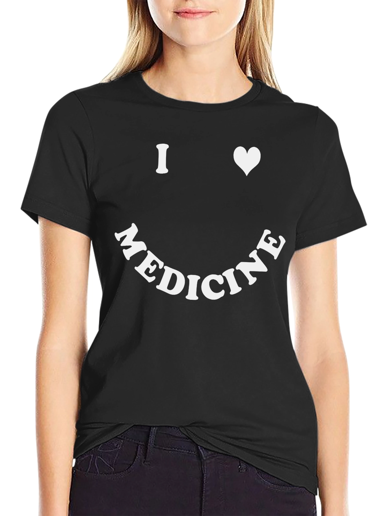 I Love Medicine T-Shirt - Unisex Black Tee