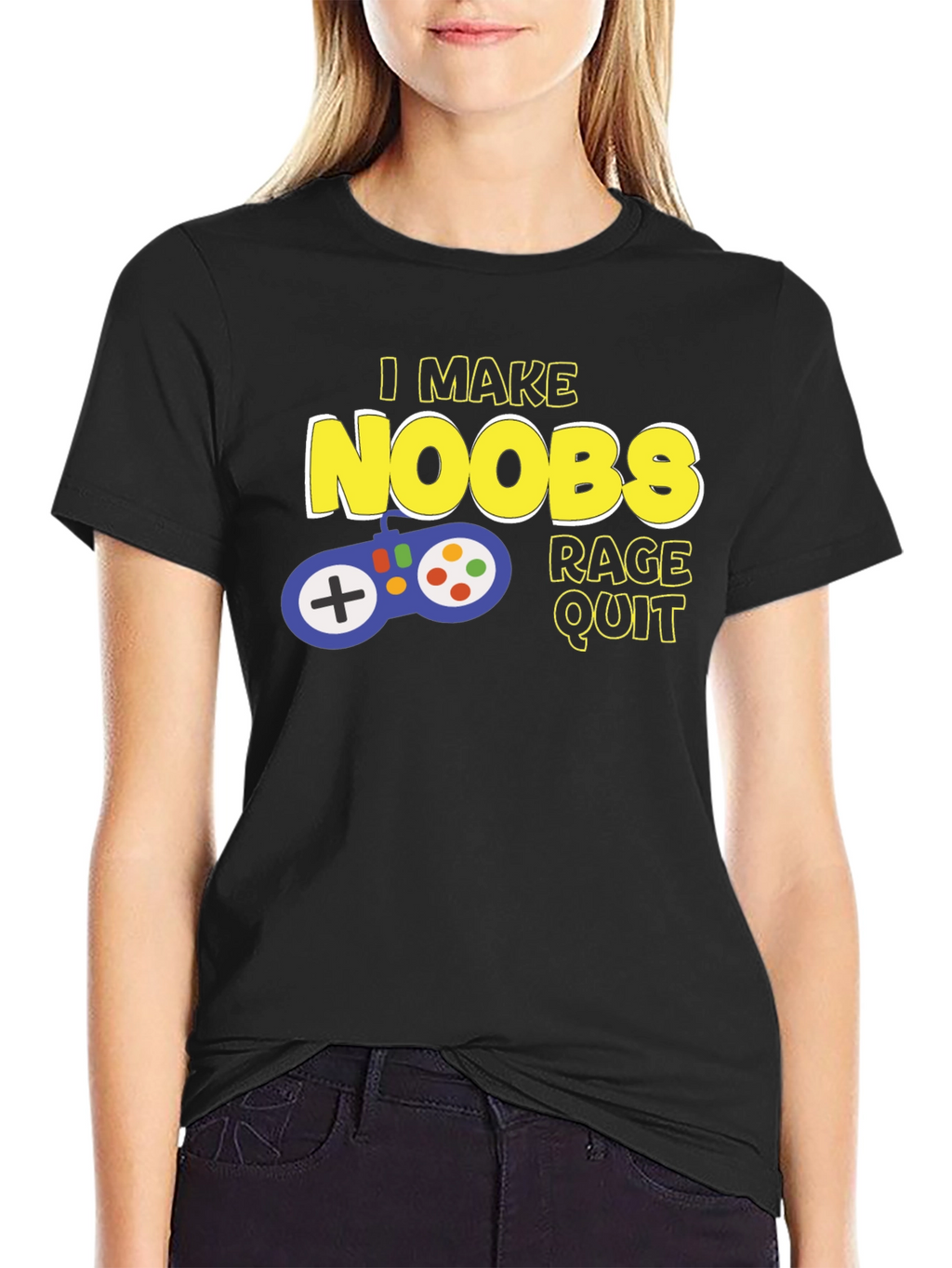 Gamer T-Shirt - I Make Noobs Rage Quit