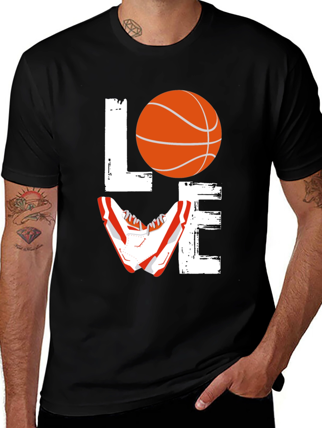 Love Basketball Graphic T-Shirt