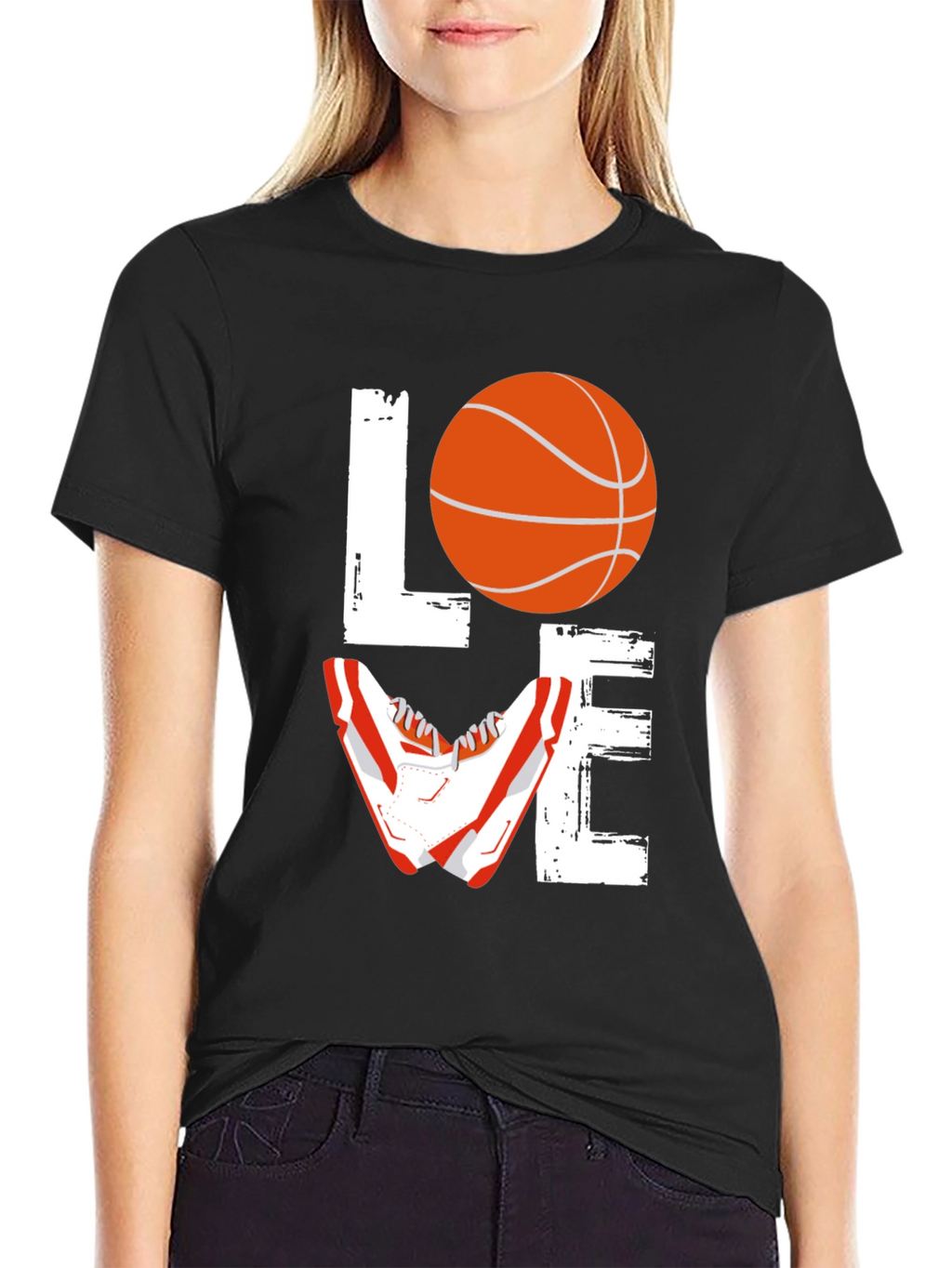 Love Basketball Graphic T-Shirt