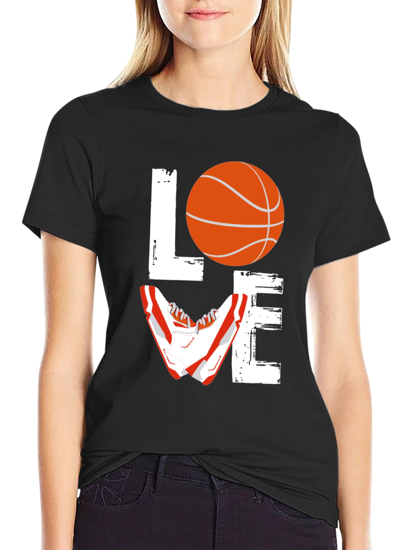Love Basketball Graphic T-Shirt