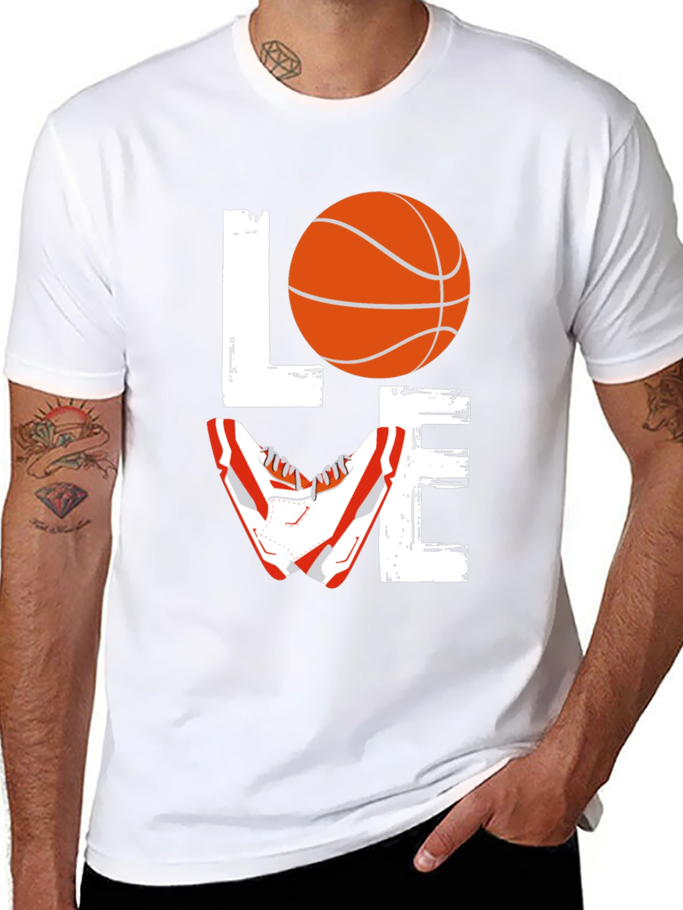 Love Basketball Graphic T-Shirt