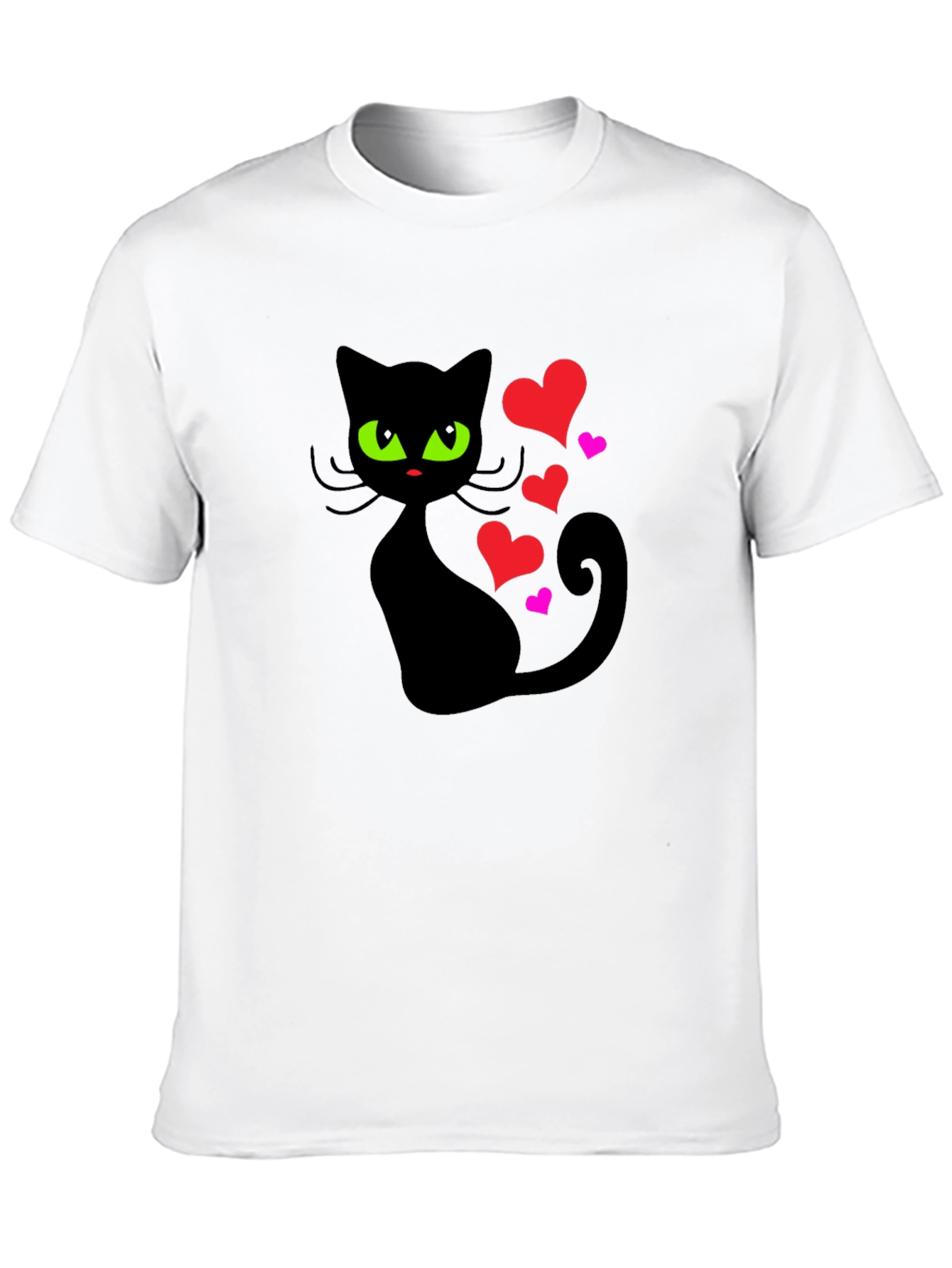 Black Cat Love T-Shirt