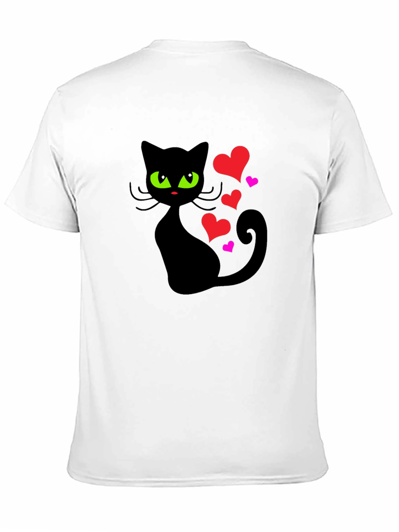 Black Cat Love T-Shirt