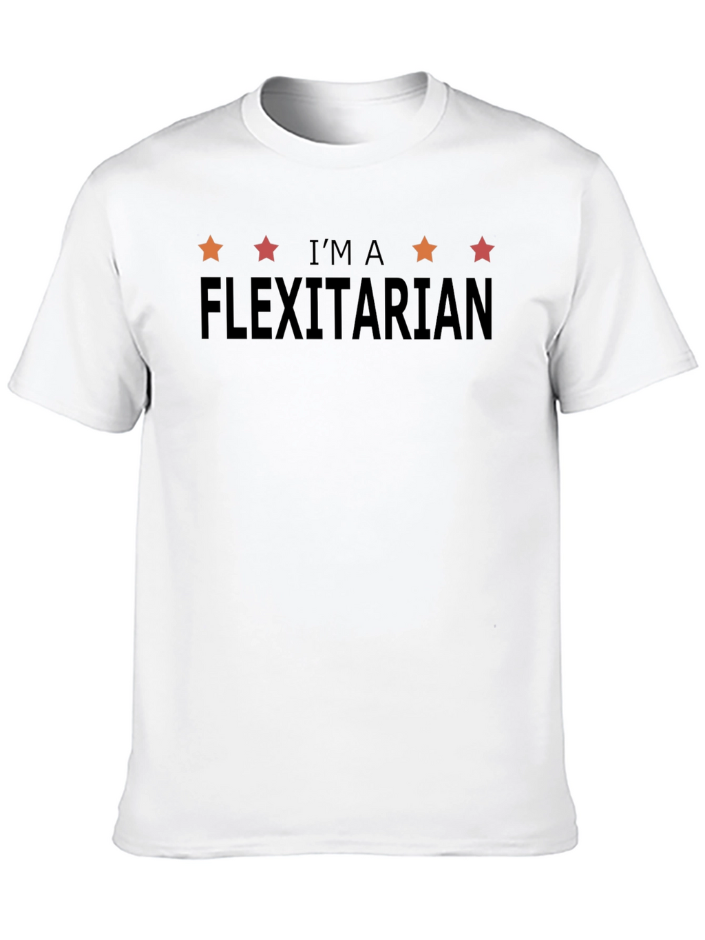 Flexitarian Graphic Tee - Black Casual Fit