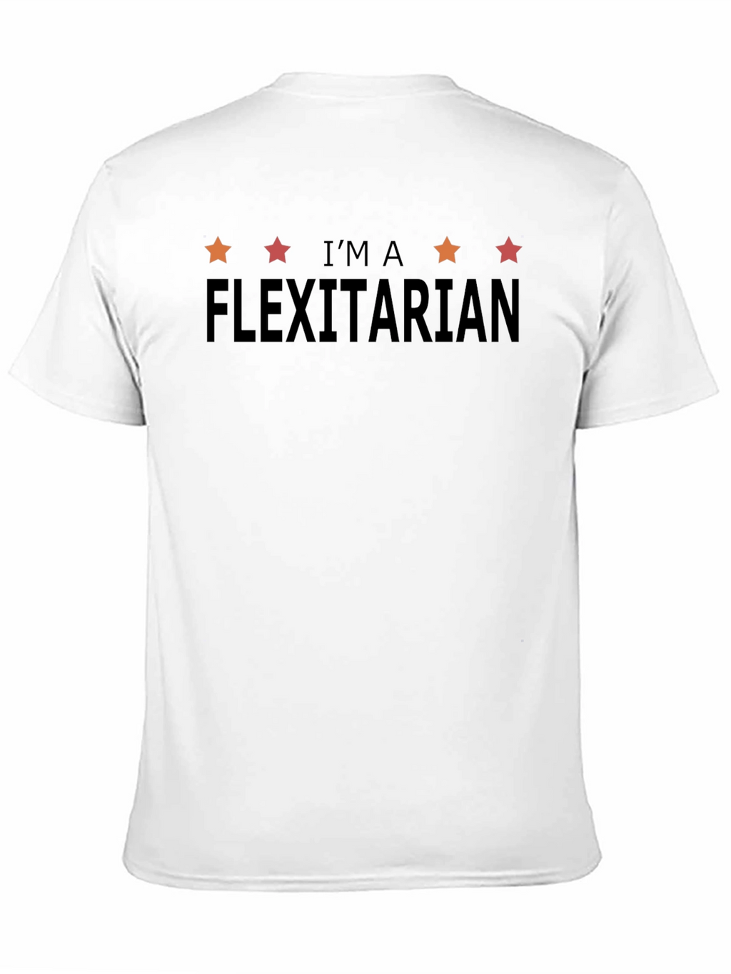 Flexitarian Graphic Tee - Black Casual Fit