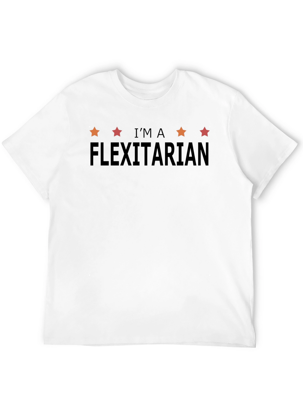 Flexitarian Graphic Tee - Black Casual Fit
