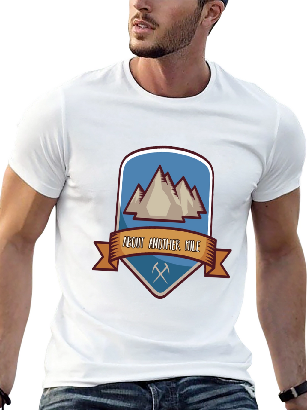 About Another Mile Mountain Hiking T-Shirt