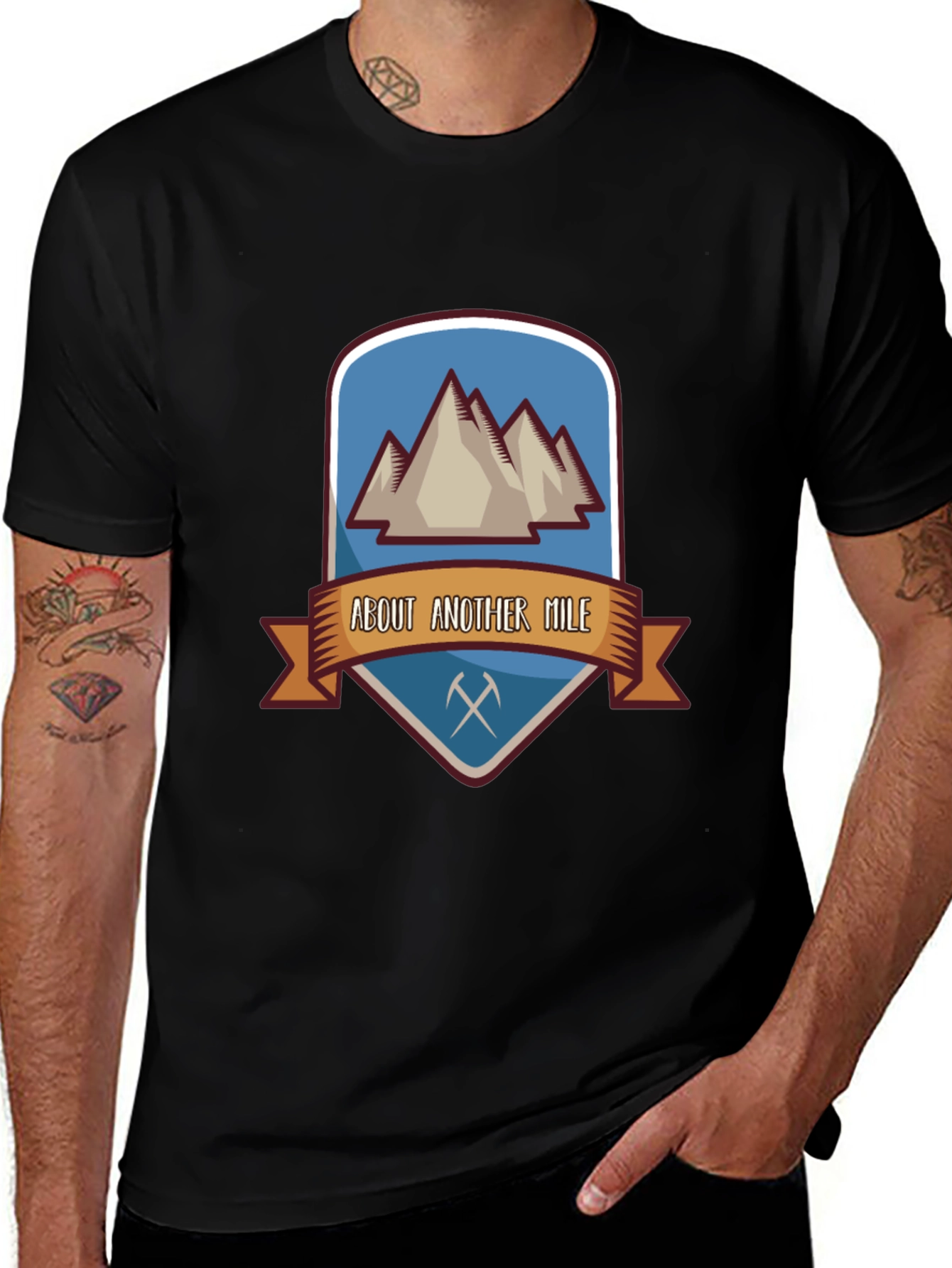 About Another Mile Mountain Hiking T-Shirt