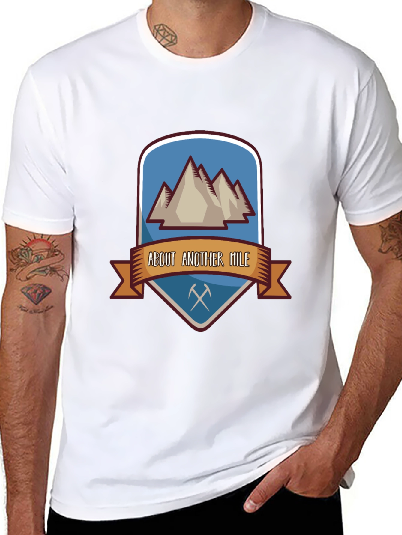 About Another Mile Mountain Hiking T-Shirt