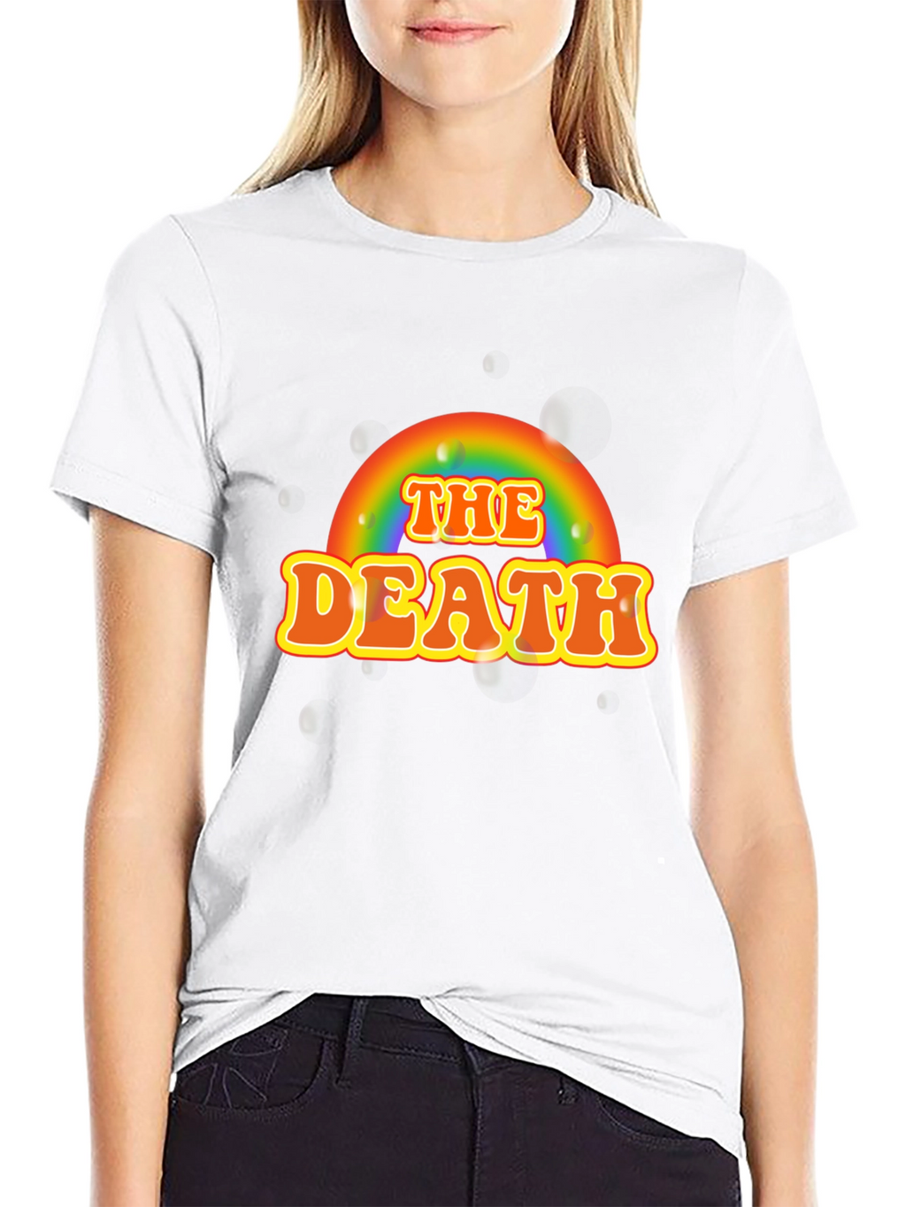 The Death Rainbow Graphic Tee - Retro Style T-Shirt