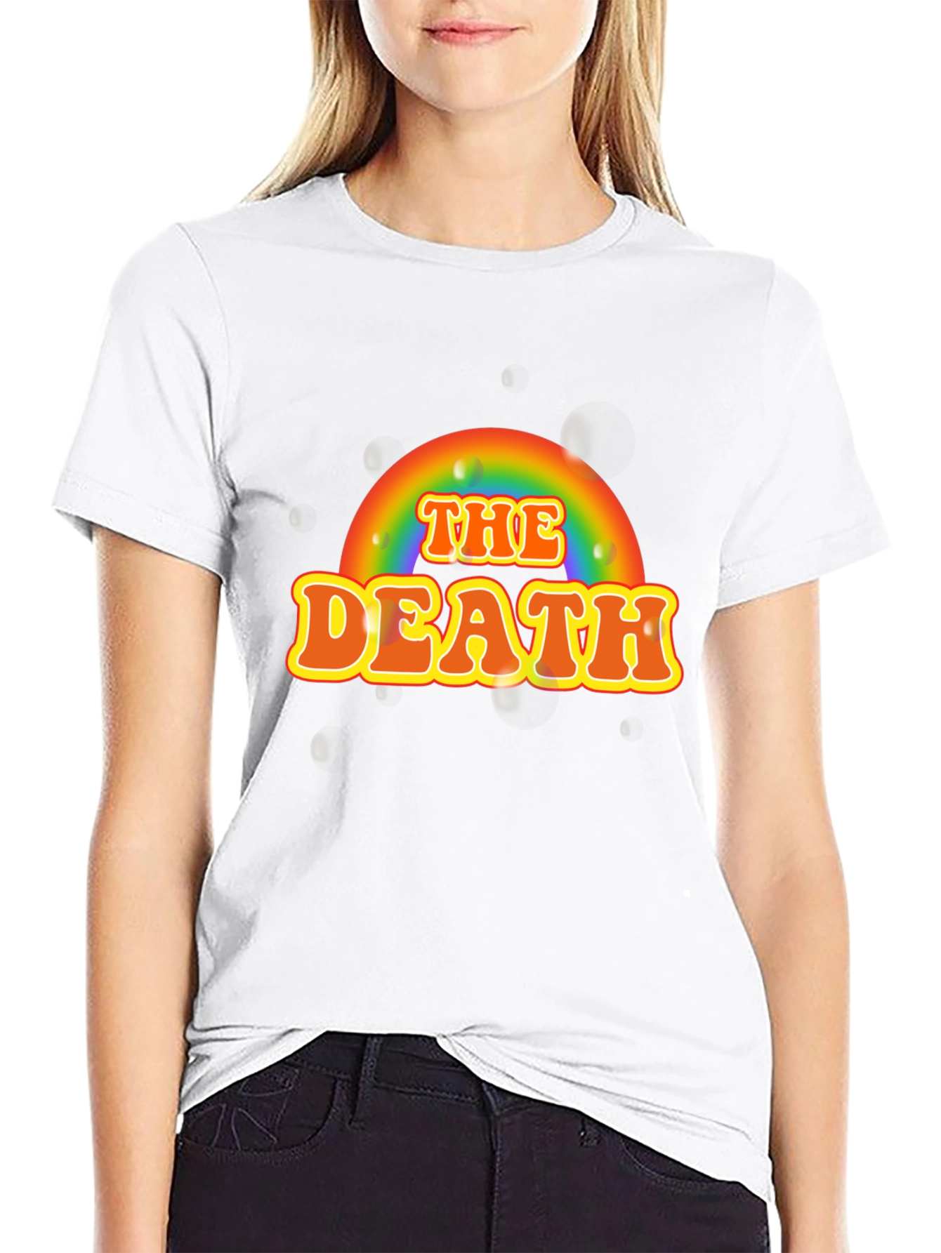 The Death Rainbow Graphic Tee - Retro Style T-Shirt