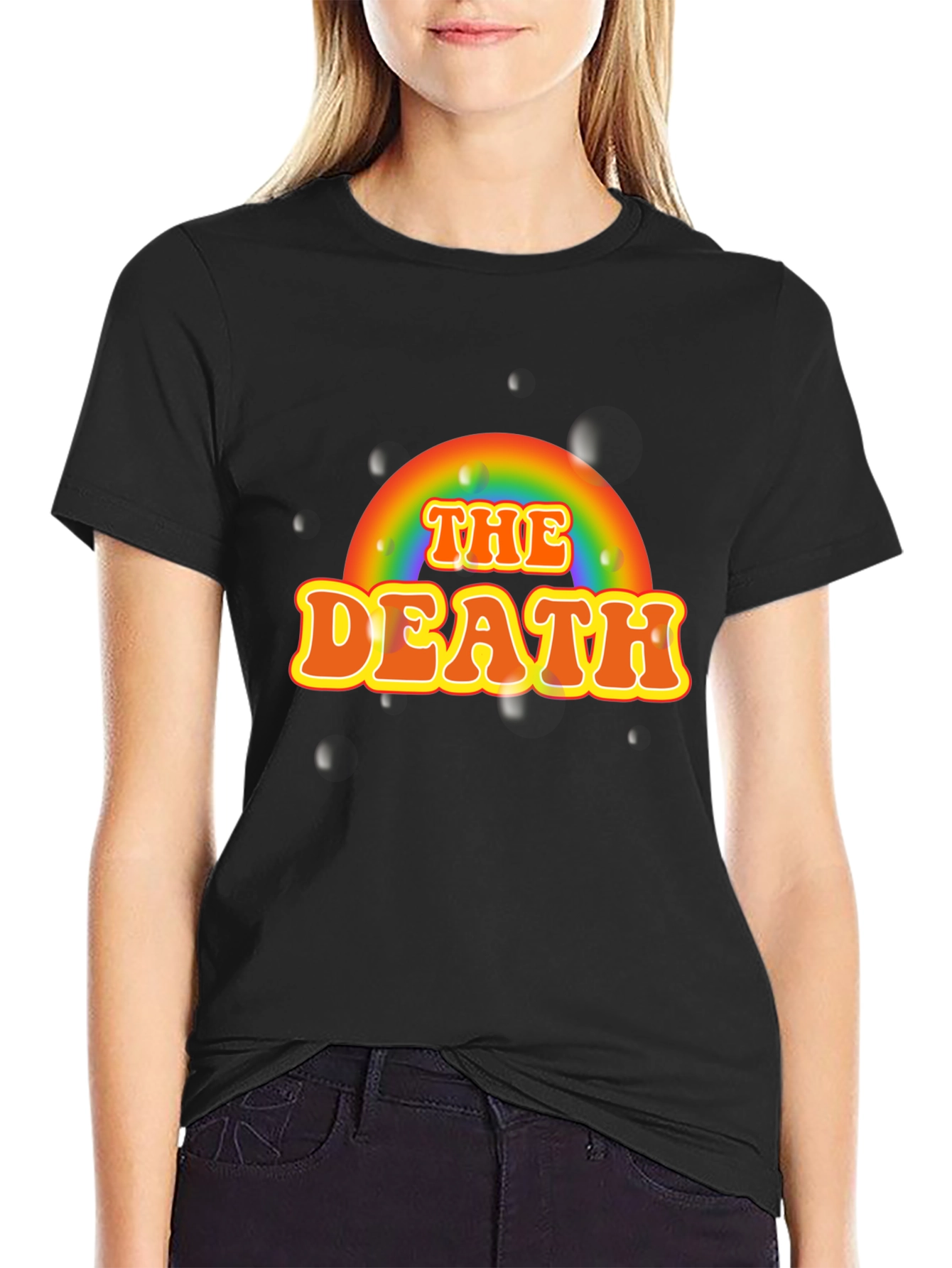 The Death Rainbow Graphic Tee - Retro Style T-Shirt