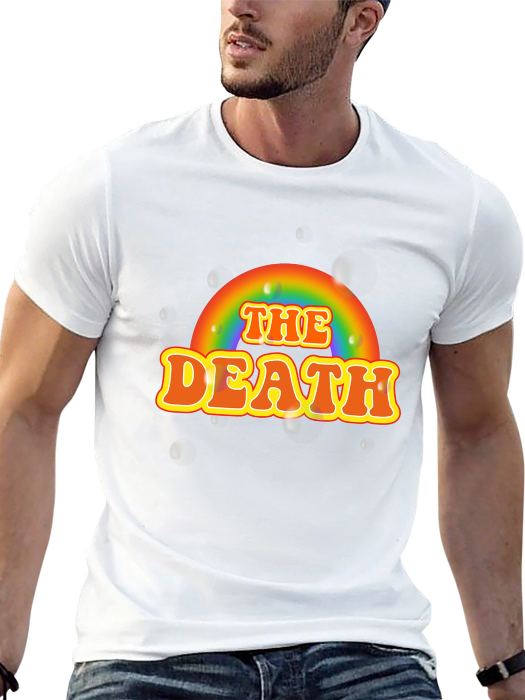 The Death Rainbow Graphic Tee - Retro Style T-Shirt