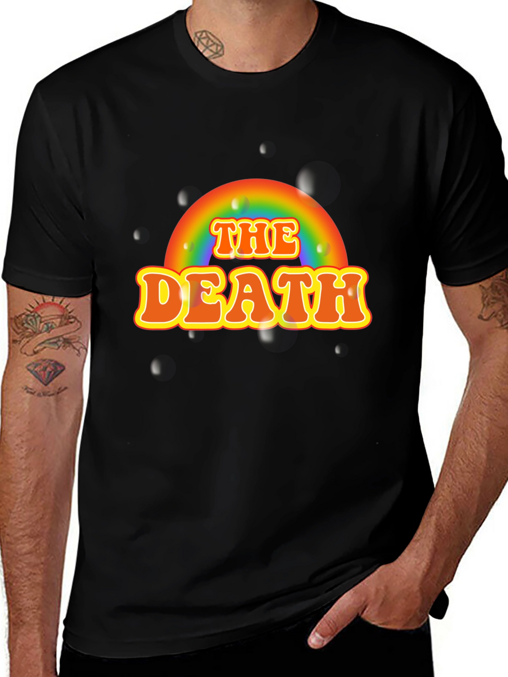 The Death Rainbow Graphic Tee - Retro Style T-Shirt
