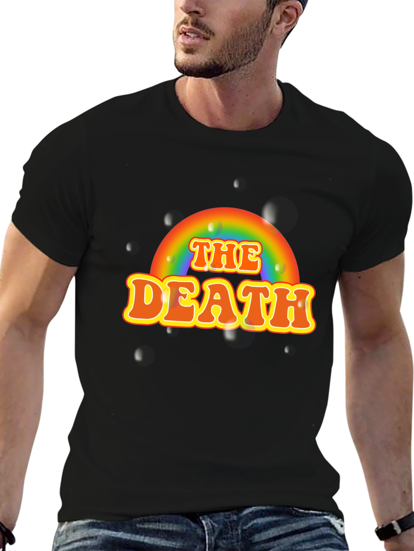 The Death Rainbow Graphic Tee - Retro Style T-Shirt