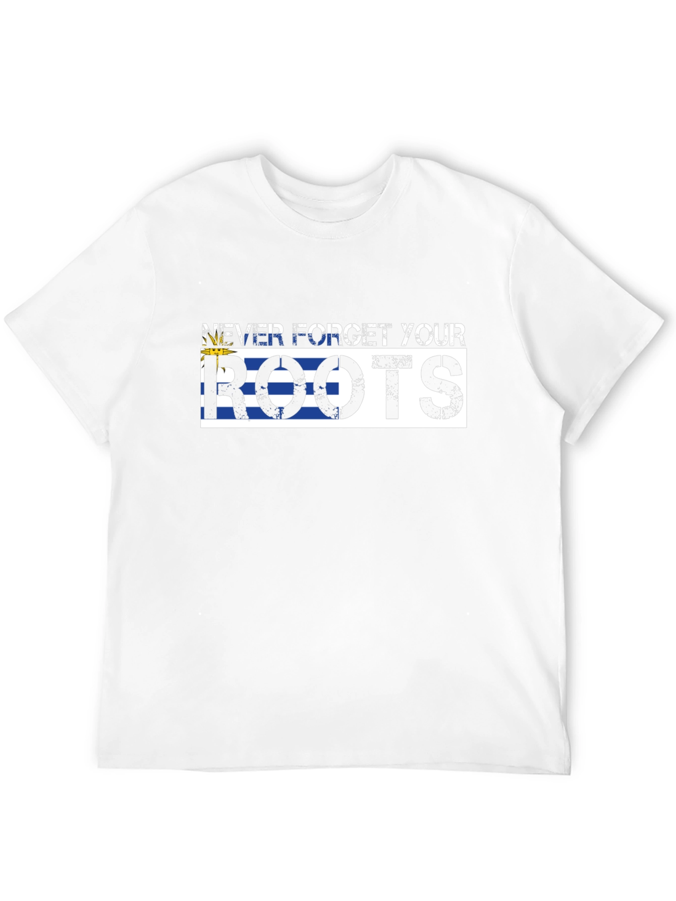 Never Forget Your Roots Uruguay Flag T-Shirt