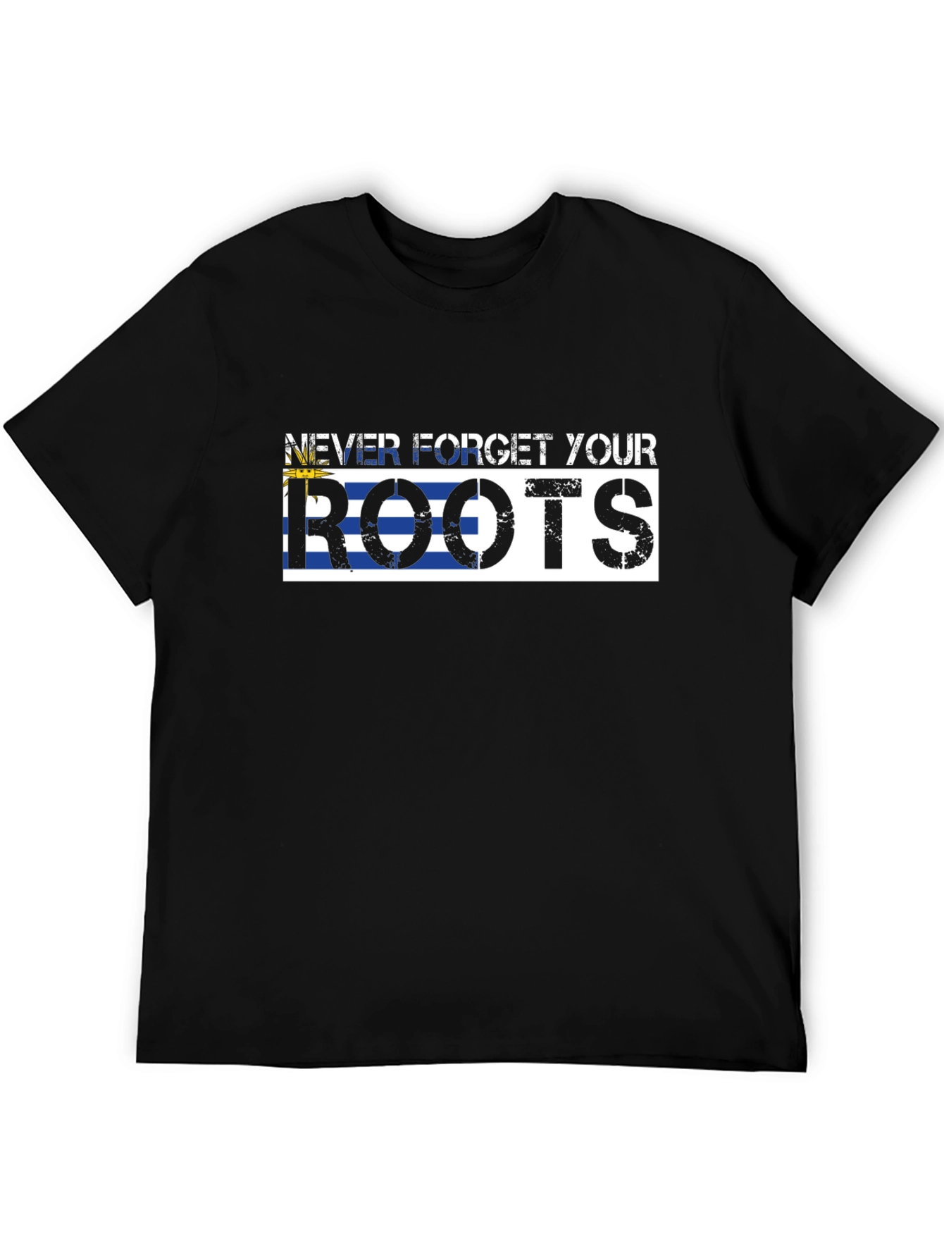 Never Forget Your Roots Uruguay Flag T-Shirt