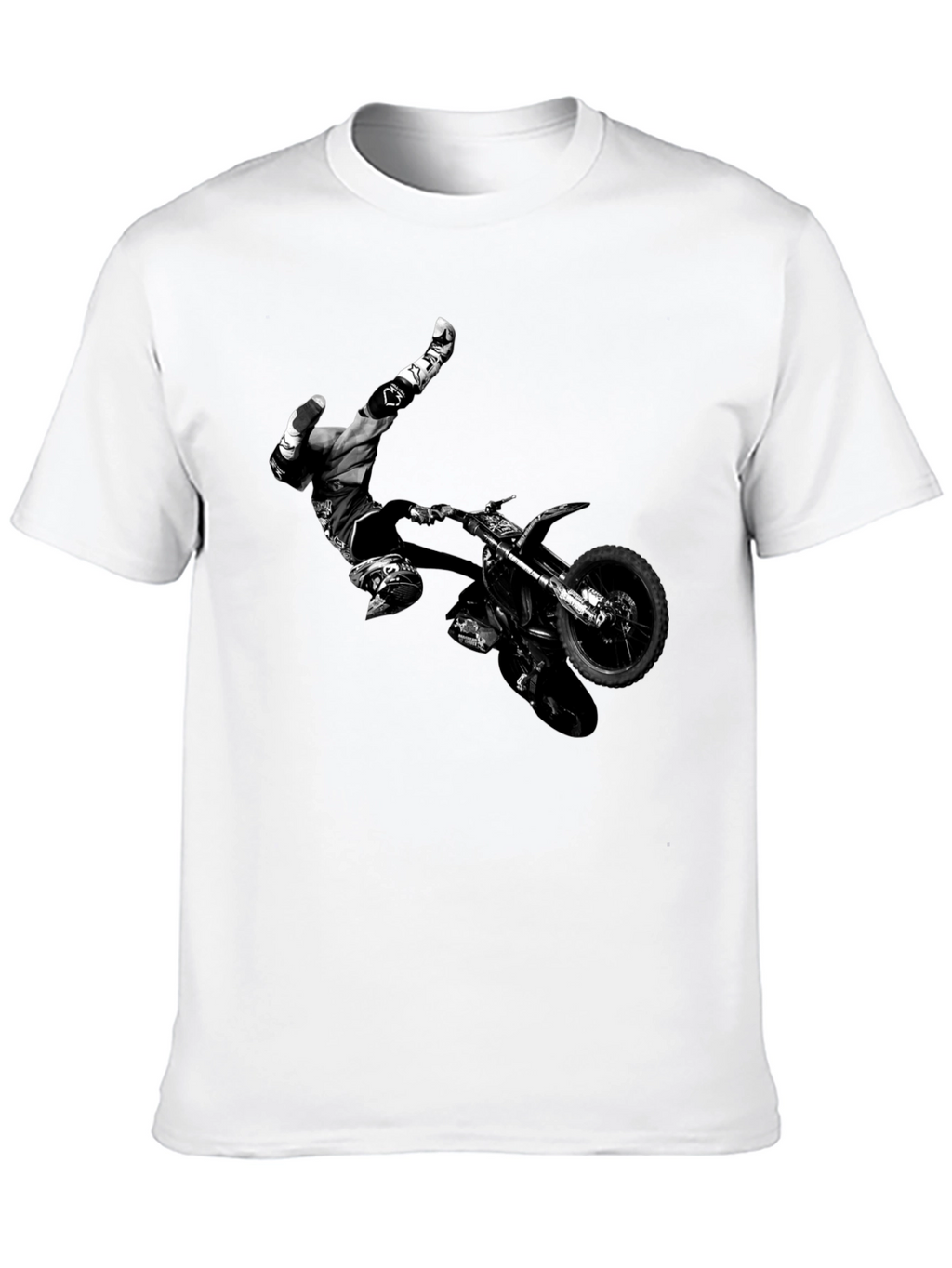 Motorcross Rider Black T-Shirt