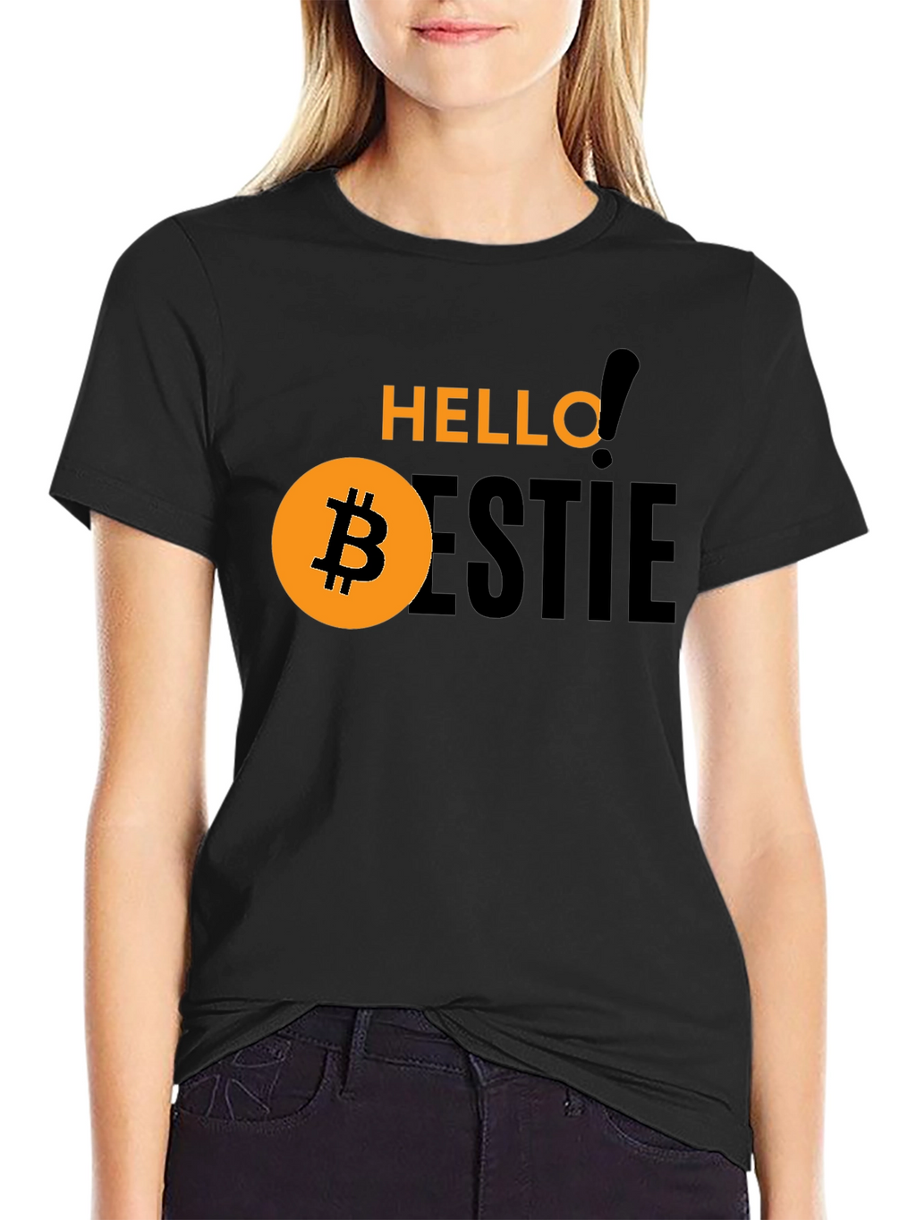 Hello Bestie Bitcoin Graphic Tee
