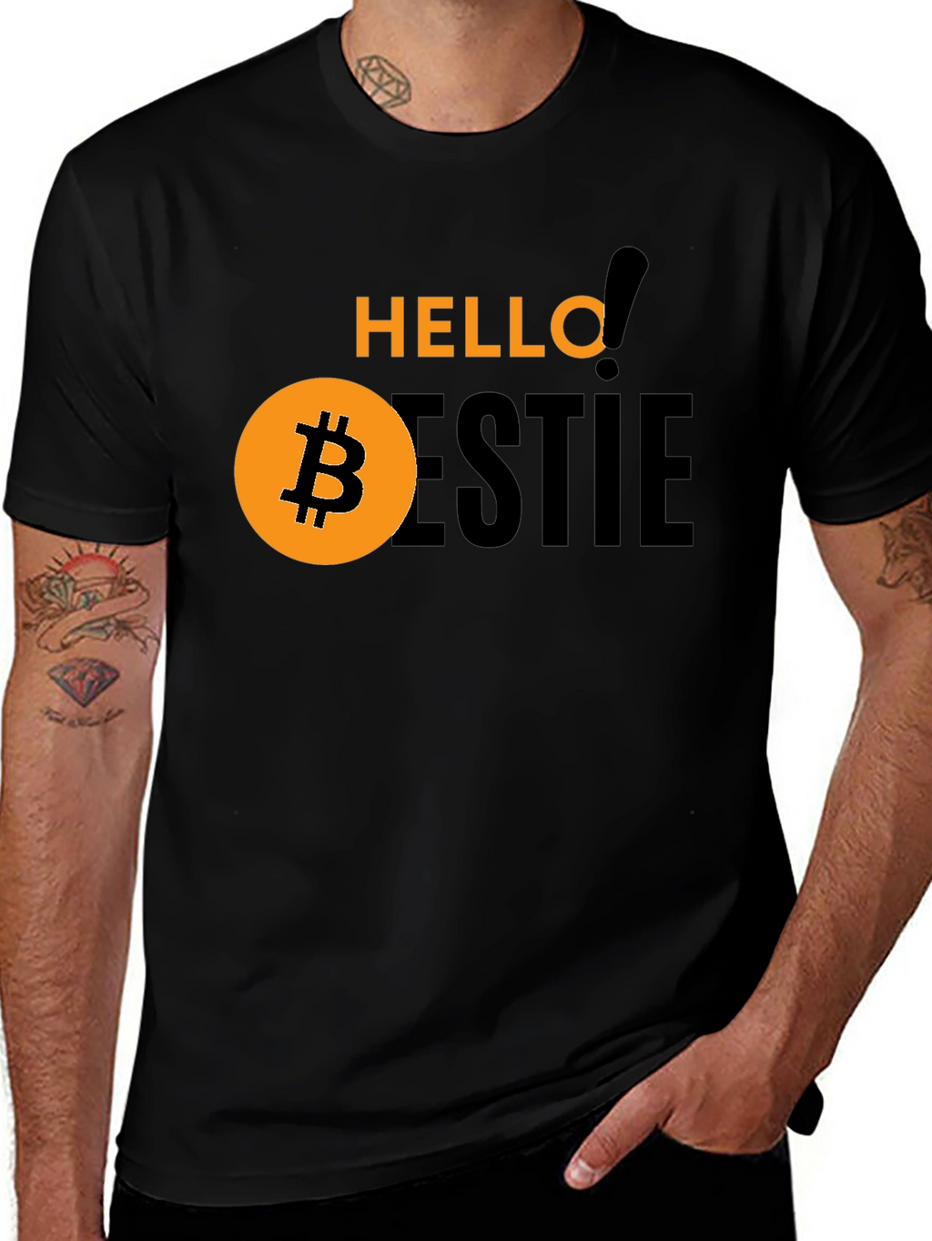Hello Bestie Bitcoin Graphic Tee