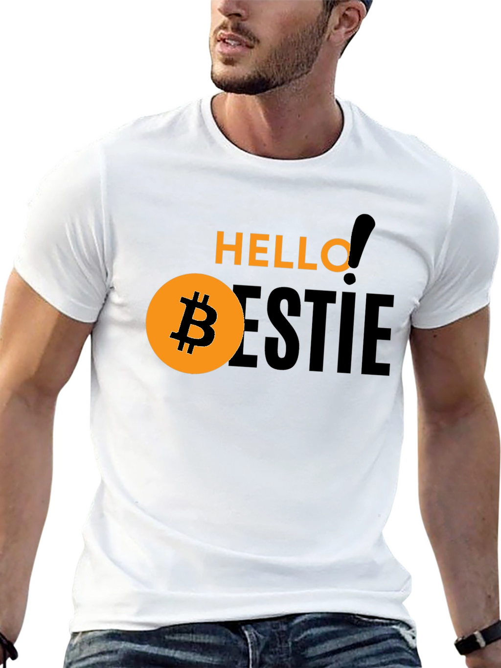 Hello Bestie Bitcoin Graphic Tee
