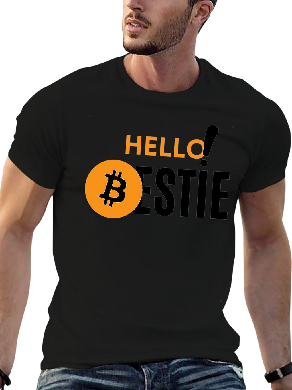 Hello Bestie Bitcoin Graphic Tee