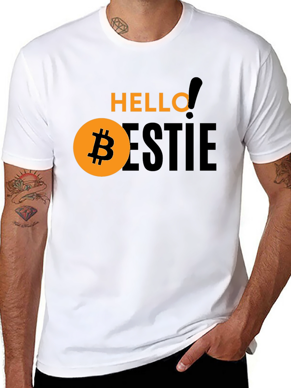 Hello Bestie Bitcoin Graphic Tee