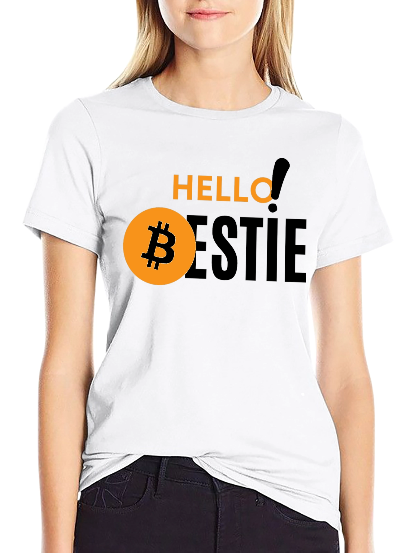 Hello Bestie Bitcoin Graphic Tee