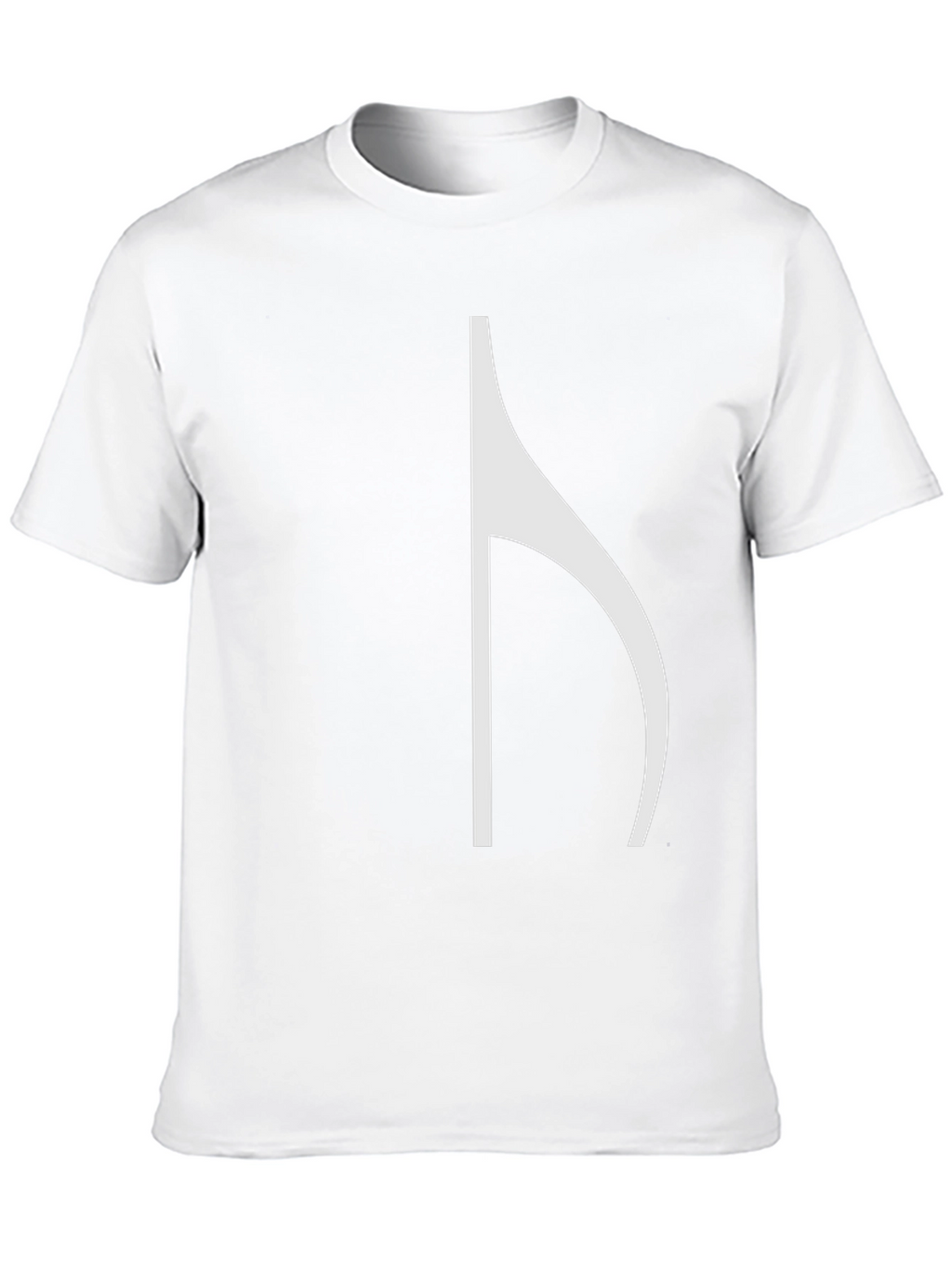 Black T-Shirt with Unique Music Note Graphic